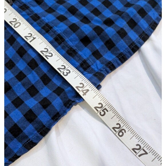 Polo Ralph Lauren Size Medium Plaid Shirt Boys Blue Check Top Button 10-12 LS RL - Picture 3 of 5